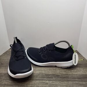 Oofos OOmg Sport LS Low Shoe Men's Size 11.5 Black White New